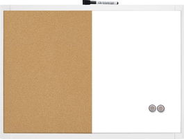 Pizarra Doble Uso Nobo (Blanca Magnetica + Corcho) 58,5X43 Cm Colores Surtidos
