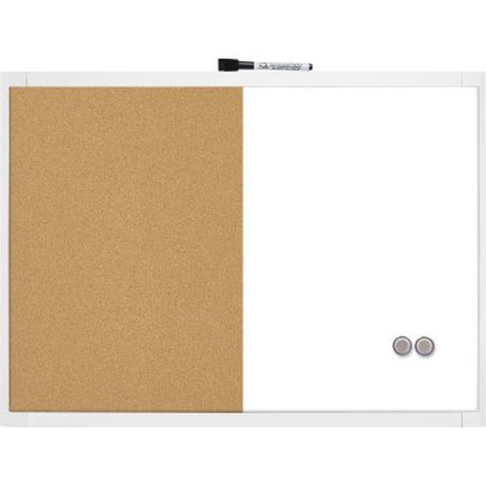 NOBO Pizarra Blanca Magnética y Tablero de Corcho 58,5x43 cm NOBO Pizarra Blanca Magnética y Tablero de Corcho 58,5x43 cm