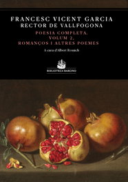 BARCINO EDITORIAL, Poesía completa, volumen II, Francesc Vicent Garcia