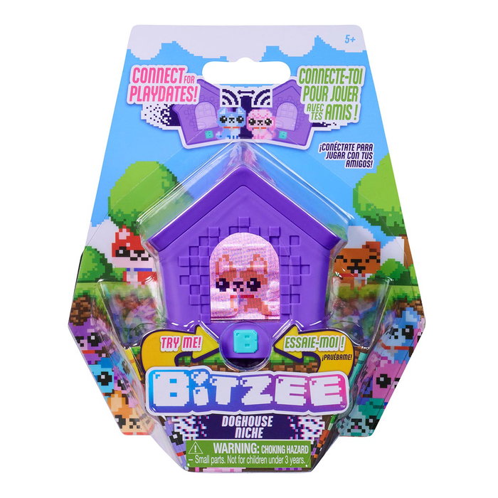 Spin Master Bitzee Mascota Digital Doghouse 6072386 - Juguete interactivo con 15 cachorros, sonidos y animaciones para niños +5 años