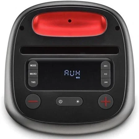 NGS Altavoz Portable Wild Swag Go Bluetooth 80W Luces LED TWS USB Aux