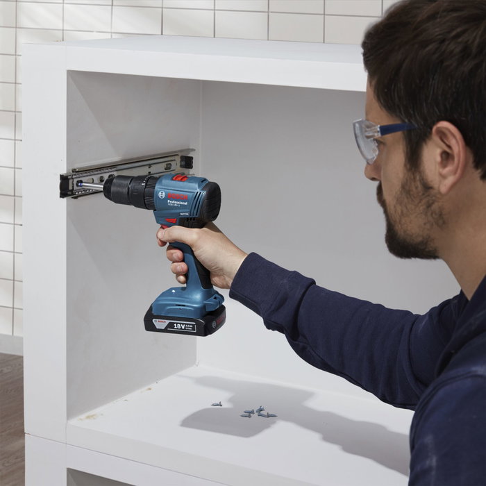 Bosch GSB 18V-45 Professional Taladro Percutor Inalámbrico (Solo, L)