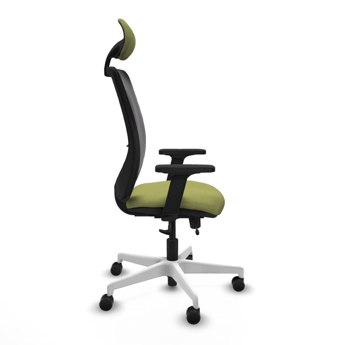 PIQUERAS Y CRESPO Silla de oficina Zulema Verde oliva y Negro