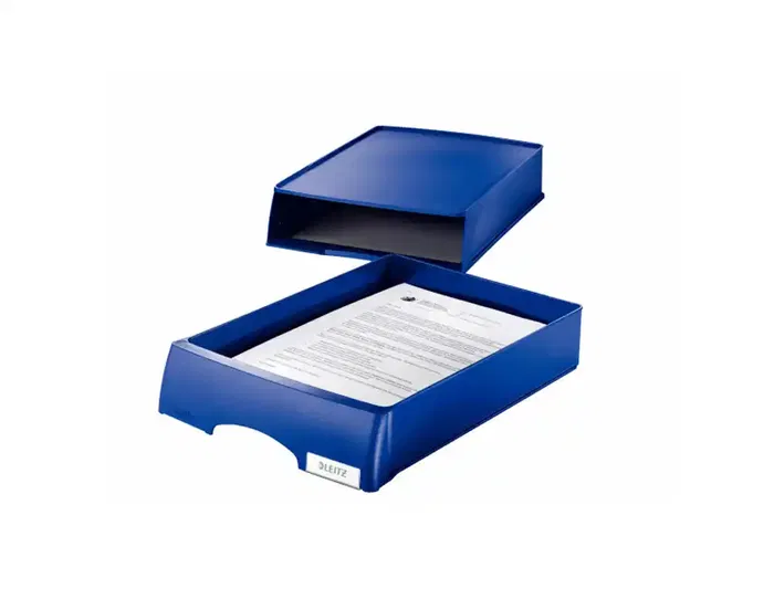 Leitz Bandeja sobremesa Plus con cajón, Plástico, Negro, 255x70x376 mm