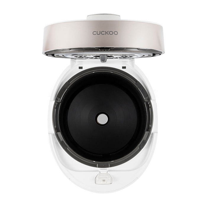 Cuckoo CRP-ST0609F Arrocera Eléctrica 1.08L Twin Pressure, Blanco/Champán, Pantalla LCD, 12 Programas