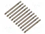 RECA Broca para metal de 3,2 mm de diámetro y 49 mm de longitud, HSS-Co de precisión
