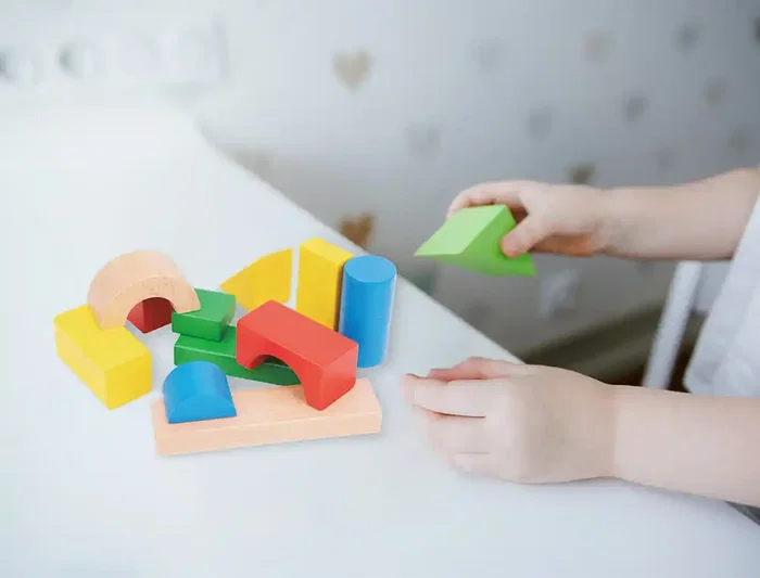 Imaginovo Juego de Construccion de Bloques de Madera Infantil +12 meses 100 Piezas 29x29x3,5cm