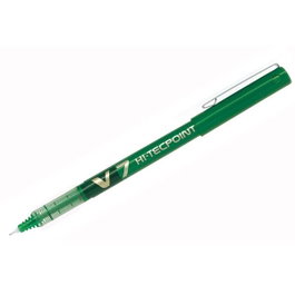 Pilot Hi-Tecpoint V7 Verde punta de aguja 0,7 mm