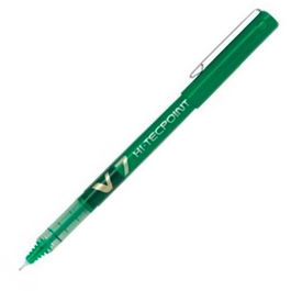 Pilot Roller V-7 Hi-Tecpoint Tinta Líquida Verde 0.7mm