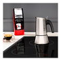 Bialetti Venus Box Cafetera Italiana NEW VENUS 4TZ Induction, 4 Tazas (0.2 L) Acero Inoxidable Plata, Para Cocinas de Inducción