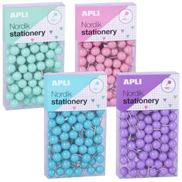 Aguja Señalizadora Portaetiquetas Apli Ø 0.9X 20 Mm Caja De 100 Surtidas (Set de 8)