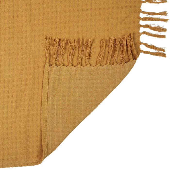Home Deco Factory Manta Gofrada Amari Amarillo Mostaza 170x250 cm Home Deco Factory Manta Gofrada Amari Amarillo Mostaza 170x250 cm