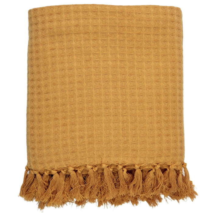 Home Deco Factory Manta Gofrada Amari Amarillo Mostaza 170x250 cm Home Deco Factory Manta Gofrada Amari Amarillo Mostaza 170x250 cm
