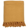 Home Deco Factory Manta Gofrada Amari Amarillo Mostaza 170x250 cm
