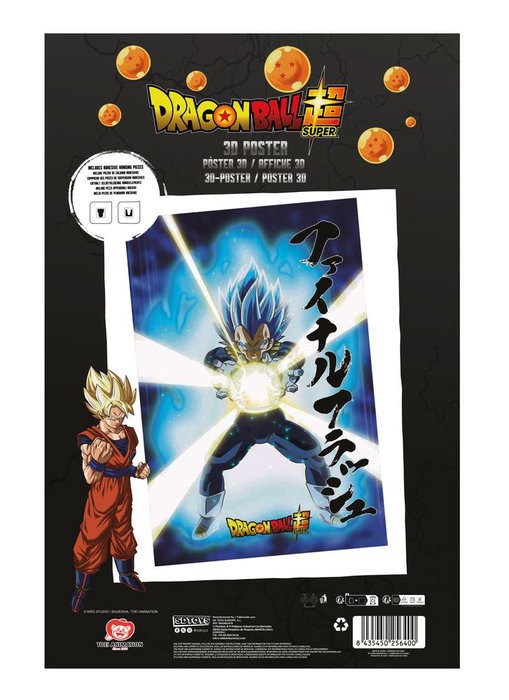 Poster 3d universal survival vegeta dragon ball super