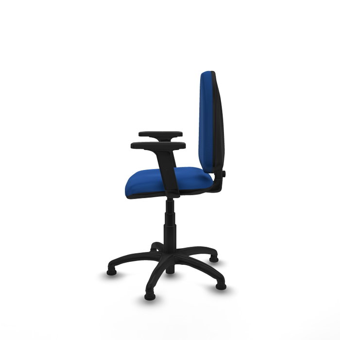 PIQUERAS Y CRESPO Silla de oficina Aýna Azul con Brazos 2D