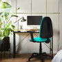 PIQUERAS Y CRESPO Silla de oficina Aýna Azul con Brazos 2D