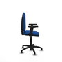 PIQUERAS Y CRESPO Silla de oficina Aýna Azul con Brazos 2D