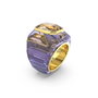 Swarovski Anillo Morado de Cristal Tamaño 52