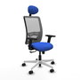 PIQUERAS Y CRESPO Silla de oficina Zulema Azul y Gris