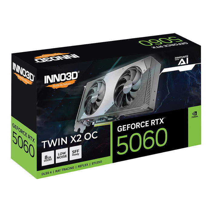 Inno3D RTX 5060 Twin X2 OC 8GB GDDR7 Tarjeta Gráfica
