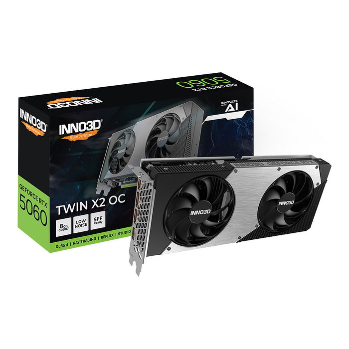 Inno3D RTX 5060 Twin X2 OC 8GB GDDR7 Tarjeta Gráfica