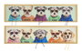 DKD Home Decor Cuadro Lienzo Perros 3D Pack de 2
