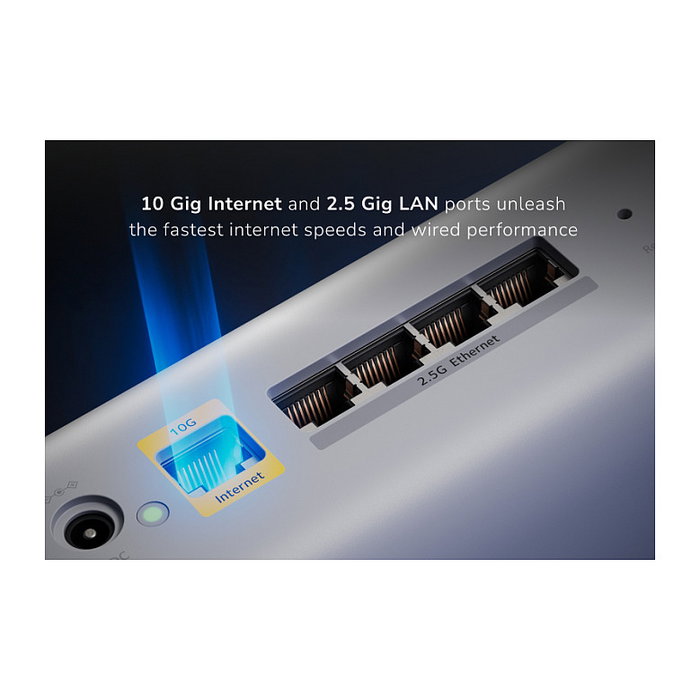 NETGEAR Orbi RBE872 Wi-Fi 7 Mesh Tribanda NETGEAR Orbi RBE872 Wi-Fi 7 Mesh Tribanda