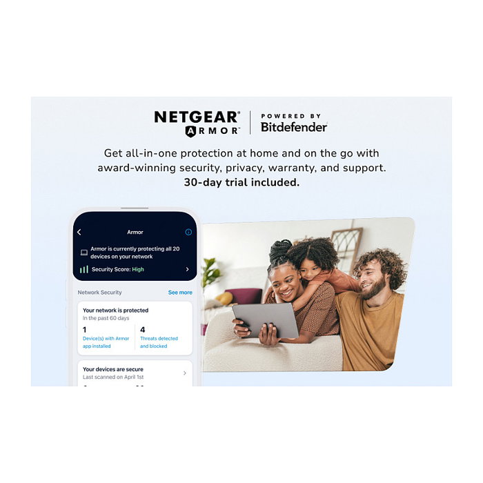 NETGEAR Orbi 870 2-SET Wi-Fi 7 Mesh Satélite Blanco 557 m² Tribanda NETGEAR Orbi 870 2-SET Wi-Fi 7 Mesh Satélite Blanco 557 m² Tribanda