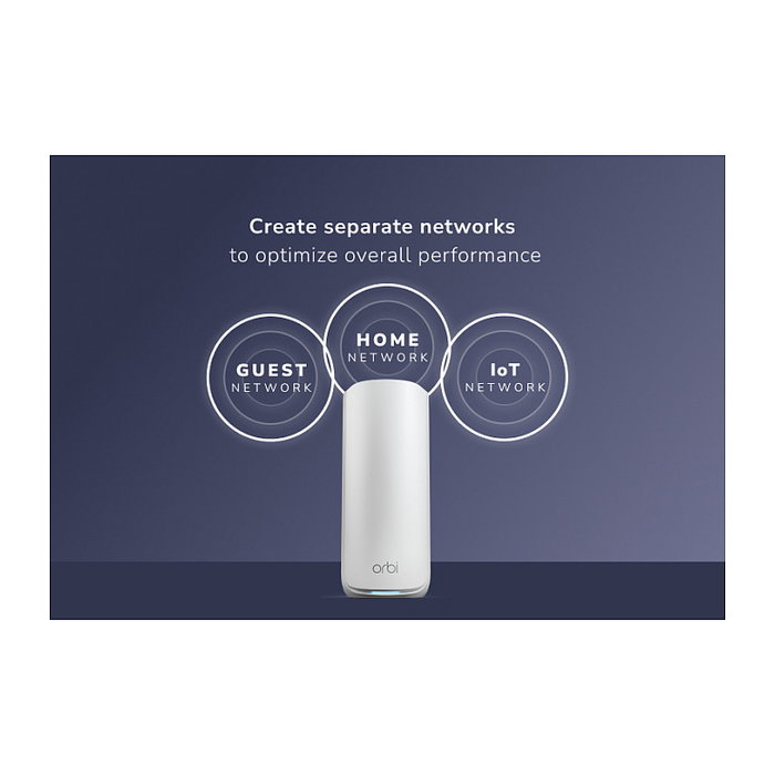 NETGEAR Orbi RBE872 Wi-Fi 7 Mesh Tribanda NETGEAR Orbi RBE872 Wi-Fi 7 Mesh Tribanda