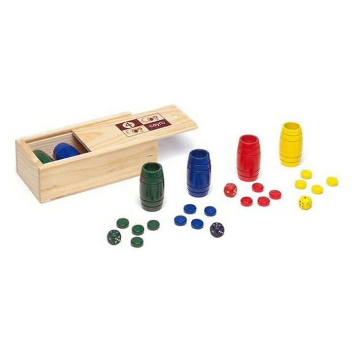 Cubiletes con Fichas de Parchís Cayro