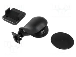 GOOBAY Soporte de coche para tablero o vidrio 50-85mm