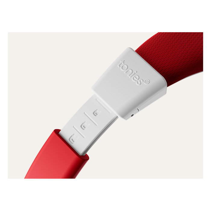 tonies Auriculares Bluetooth de Diadema para Niños, Rojo/Blanco tonies Auriculares Bluetooth de Diadema para Niños, Rojo/Blanco