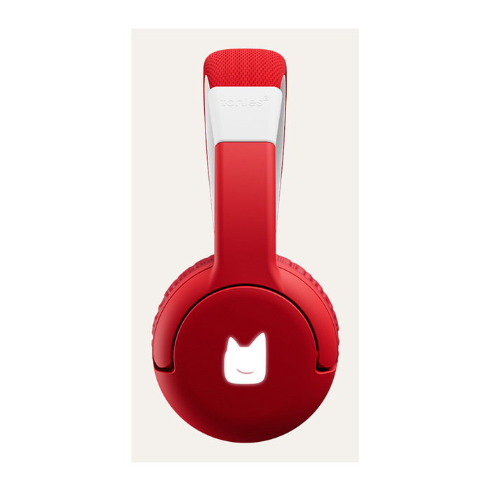 tonies Auriculares Bluetooth de Diadema para Niños, Rojo/Blanco tonies Auriculares Bluetooth de Diadema para Niños, Rojo/Blanco