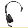 Jabra Evolve2 65 Mono UC + Link 380c Auricular Diadema Conexión USB-C Negro