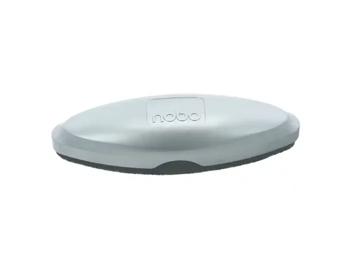 NOBO Borrador Magnético para Pizarra de Cristal Plata