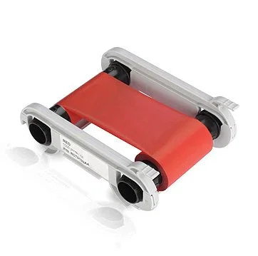 Evolis RCT013NAA Cinta (Ribbon) para impresora de tarjetas, Monocromo Rojo, 1000 tarjetas, Compatible con Primacy, Zenius, Elypso