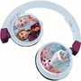 LEXIBOOK Auriculares Plegables Frozen Disney Bluetooth 5.0 con Micrófono y Cable Jack Extraíble para Niños