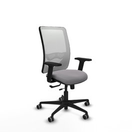 PIQUERAS Y CRESPO Silla de oficina Zulema Gris y Blanco