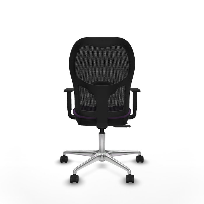 PIQUERAS Y CRESPO Silla de oficina Jorquera con mecanismo Sincro/Traslack, Morado y Negro PIQUERAS Y CRESPO Silla de oficina Jorquera con mecanismo Sincro/Traslack, Morado y Negro