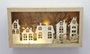 DKD Home Decor Decoración de Pared MDF LED Natural 30x15x5 cm