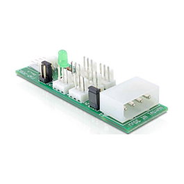 DeLOCK Placa de distribución para 6 ventiladores 5V/12V