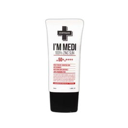 Suntique I'M MEDI Protector Solar Facial SPF50+ con Óxido de Zinc 100% Físico, Sin Fragancia, Piel Seca y Sensible, 50 ml