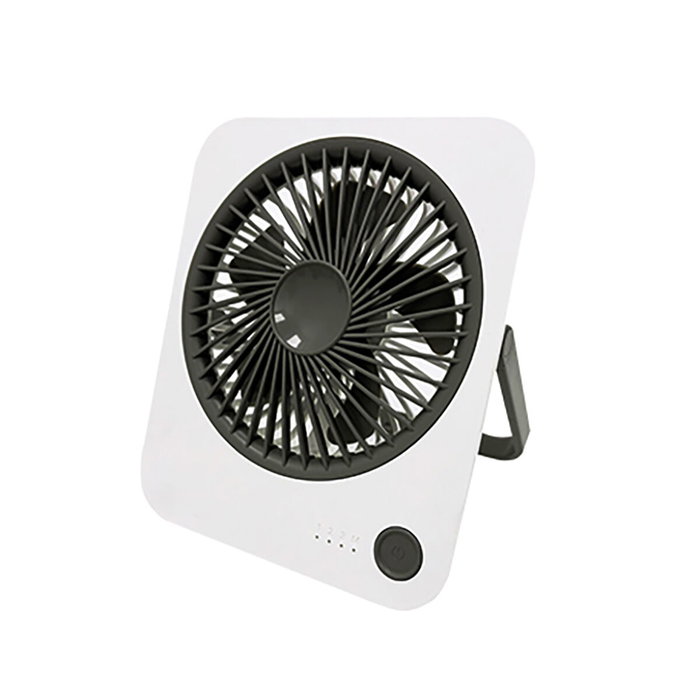 F-Air Ventilador de sobremesa recargable blanco y negro F-Air Ventilador de sobremesa recargable blanco y negro