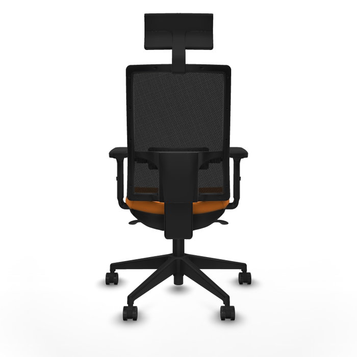 PIQUERAS Y CRESPO Silla de oficina Horna Naranja y Negro PIQUERAS Y CRESPO Silla de oficina Horna Naranja y Negro