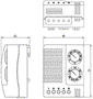 STEGO Higrotermo Sensor de Temperatura y Humedad SPDT IP20