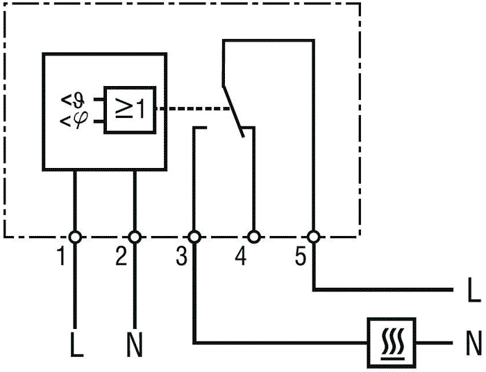 STEGO Higrotermo Sensor de Temperatura y Humedad SPDT IP20 STEGO Higrotermo Sensor de Temperatura y Humedad SPDT IP20