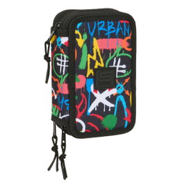 Safta Plumier Triple Graffiti Colors de 37 Piezas