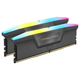 Corsair Memoria RAM Kit DDR5 32GB (2x16GB) 6000MHz CL36 Vengeance RGB - Compatible AMD EXPO e Intel XMP 3.0, DIMM 288 Pines