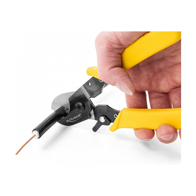 DeLOCK Tijera para cables redondos hasta 10,5 mm de diámetro